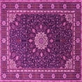 thumbnail image 1 of Ahgly Company Indoor Square Medallion Pink Traditional Area Rugs, 3' Square, 1 of 4