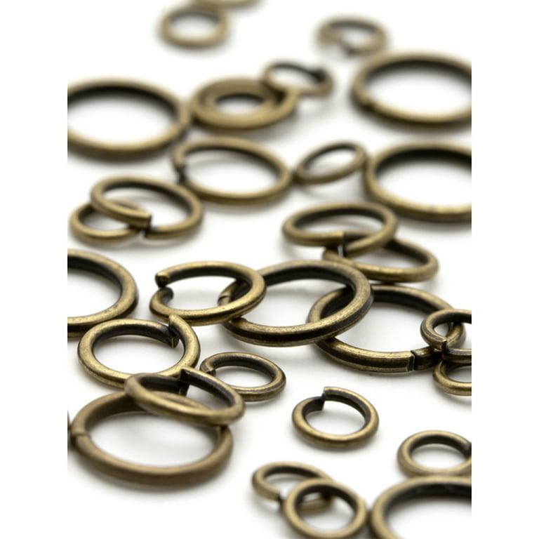 Cousin DIY Bronze Assorted Jump Rings 240 Piece Walmart