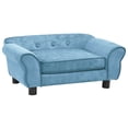 thumbnail image 1 of vidaXL Dog Sofa Turquoise 72x45x30 cm Plush, 1 of 5