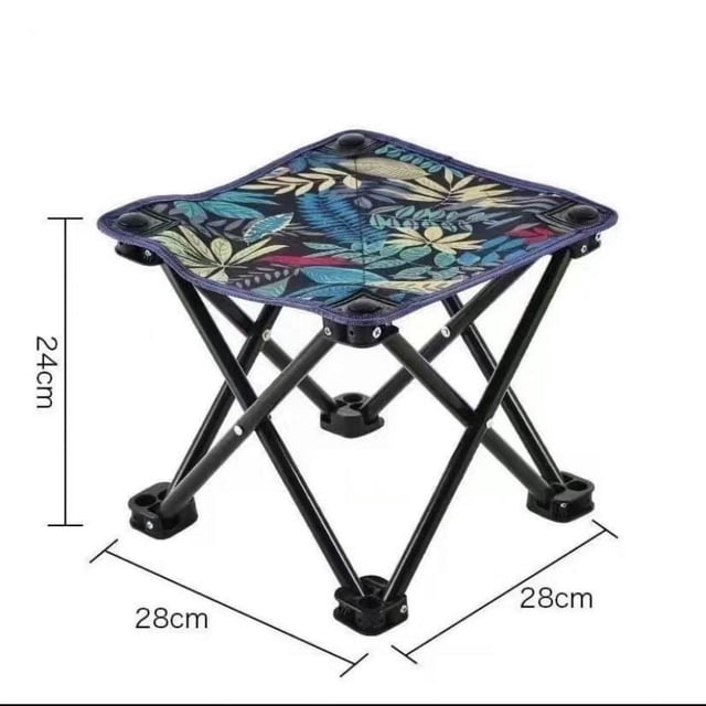 Silla de pesca Silla de pesca Silla plegable para exteriores Silla de ocio portátil Taburete plegable Silla Mazar Art Sketch Silla de pesca salvaje