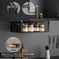 thumbnail image 4 of Cesta organizadora para debajo del estante AmonHouseware, paquete de 2, color negro, 4 of 6