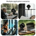 thumbnail image 6 of URTERYSER Clip on Fan for Bed Portable Fan for Travel 360 Degree Rotate Cooling Fan Digital Display Strollers Fan with 5 Speed Black, 6 of 8