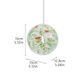 thumbnail image 1 of Hummingbird Feeder Glass Stained Outdoor Hanging Circular Garden Decoration Pendant, 1 of 7