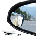 thumbnail image 2 of 2pcs Car Mirror Wide Angle Car Blind Spot Mirrors 360掳 Adjustable Auxiliary Rearview Mirrors HD Frameless Small Round Mirror C-2PCS, 2 of 6