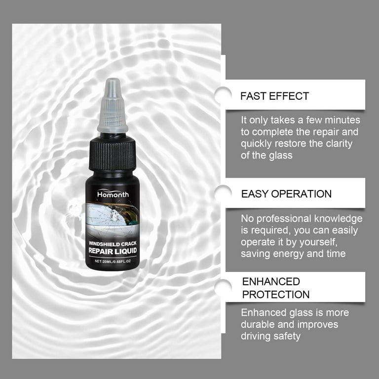 Neorosiri Nano Windshield Repair Kit with UV Light – 20ml
