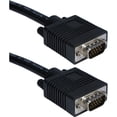 thumbnail image 2 of QVS 25ft Premium VGA HD15 Male to Male Tri-Shield Black Cable, 2 of 2