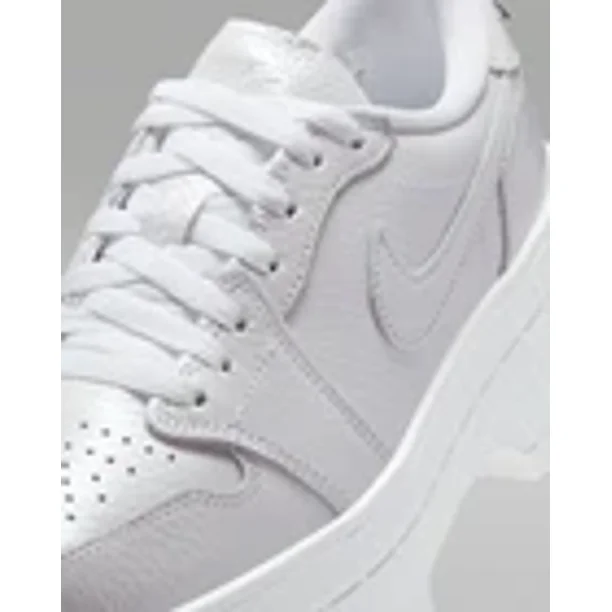 New Nike Women's Air Jordan 1 Low Brooklyn Low Shoes - White