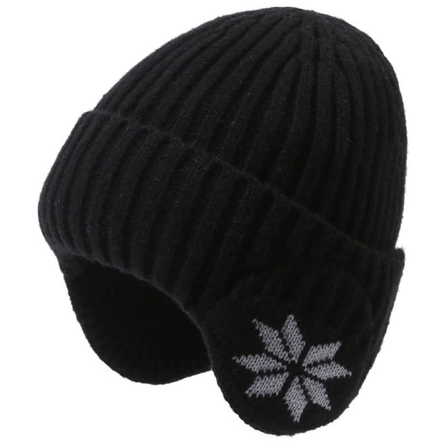 Gorro de lana de punto cálido para hombres y mujeres, protección para los oídos al aire libre, gorro de terciopelo, sombreros de Jersey, Invierno