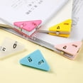 thumbnail image 4 of Tutuviw 20 Pcs Corner Paper Clip Prevent Books Curling, Triangle Book Page Corner Clips Bookmark for Students, Multifunctional Document Clip Book Page Corner Clip (Random Color), 4 of 8