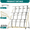 WhiteGold, variant on 3-Tier Metal Flower Rack, Movable, 12 Buckets, for Warehouses Commercial Use Metal Flower Display Stand, 3 Layers, 12 Buckets, for Home Garages Workshops