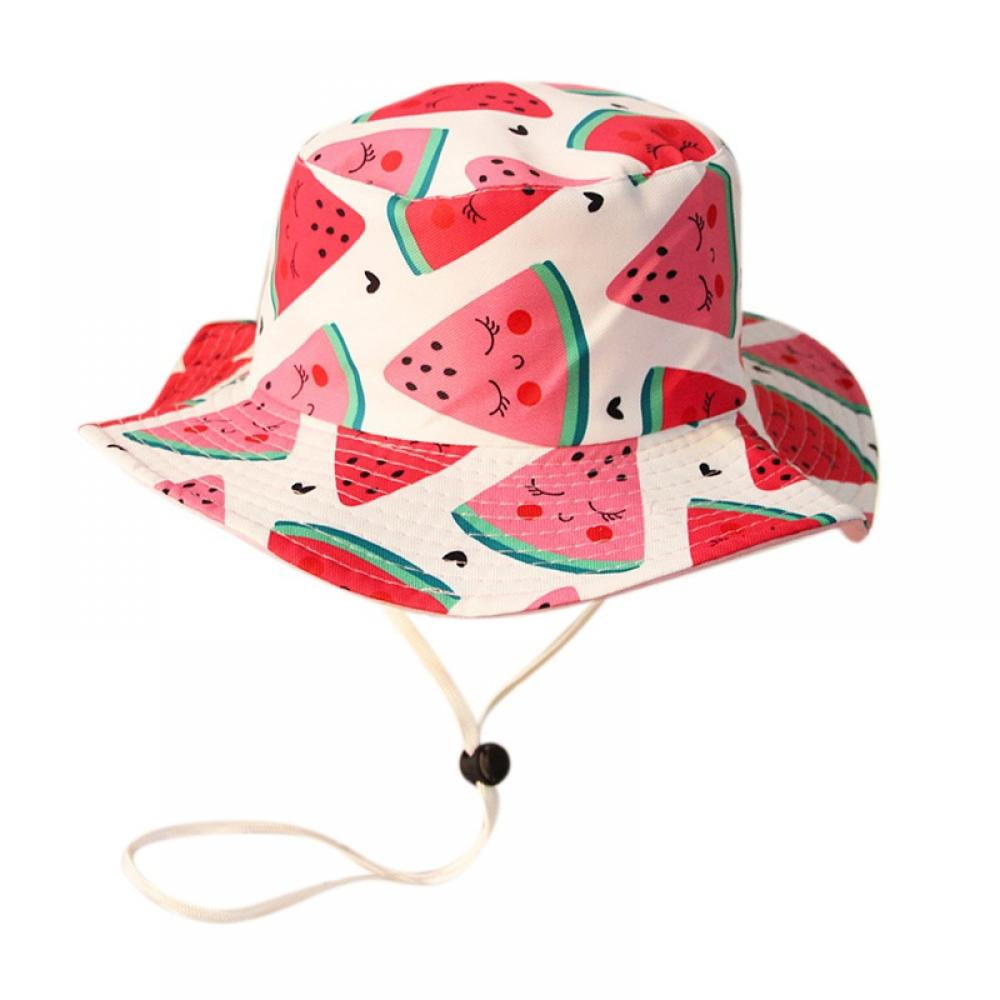 Promotions! Summer Breathable Baby Bucket Hat Cartoon Animal Print Sun