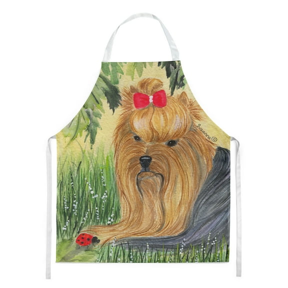 Carolines Treasures SS8258APRON Yorkie Apron Large multicolor