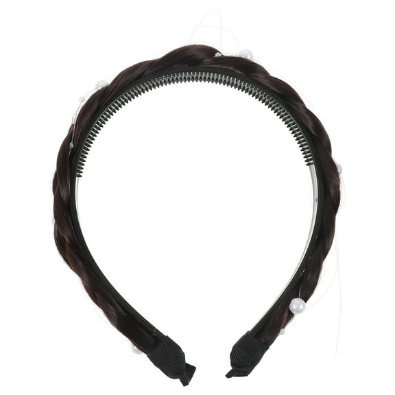 Milisten 33Pack Lovelyhairband Braided Headband Black and Deep Brown Color for Style