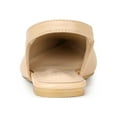 thumbnail image 2 of BLISSFUL STEP Valentine's Women's Shoes Slingback Pointed Toe Flat Shoes Beige 6, 2 of 7