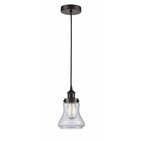 616-1PH-OB-G192-LED-Innovations Lighting-Bellmont - 1 Light Mini Pendant In Industrial Style-10 Inches Tall and 6.25 Inches Wide Oil Rubbed Bronze