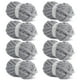 thumbnail image 1 of Hilo de chenilla grueso de color gris claro HOMBYS para tejer a ganchillo, hilo grueso y esponjoso p, 1 of 9