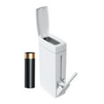thumbnail image 6 of Narrow Trash Can Toilet Brush with 15pcs Garbage Bag Bathroom Plastic Waste Bin Dustbin Kitchen Garbage Bucket Trash Bin, 6 of 8