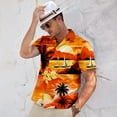 thumbnail image 5 of HAOMEILI Men's Hawaiian Shirt Short Sleeve Floral Button Down Shirts Tropical Holiday Beach Shirts, 5 of 7