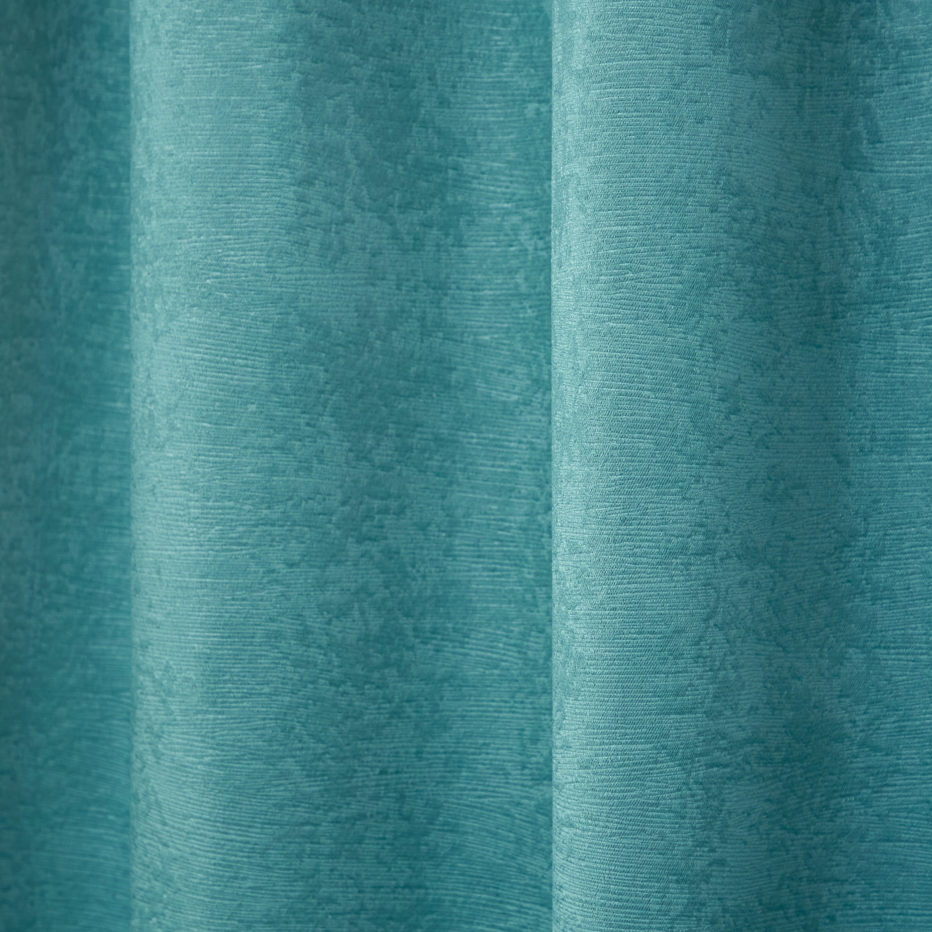 TOWN & COUNTRY EVERYDAY Lustre Solid Heavyweight Textured Sateen Indoor Curtains, Room Darkening Opacity, Grommet Top, Energy Efficient, 2-Pack Set, 52"x84", Teal