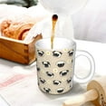 thumbnail image 3 of Disketp Pug Dog Face Large Coffee Mug with Handle Tea Cup Novelty Coffee Cup for Men Women Office Work, 3 of 6