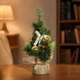 thumbnail image 4 of Mini Christmas Tree Assortment,Small Artificial Tabletop Christmas Trees Pre-Decorated,Holiday Desktop Decor for Home & Office(A), 4 of 7