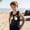 A371 Black, variant on Big Boys Surprised Graphic Tank Top Funny Cartoon Face Print Sleeveless Crewneck Summer Activewear Sporty Casual Undershirts Lightweight Kids Breathable Tops