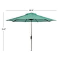 thumbnail image 4 of Safavieh PAT8007A Collection Athens Inside Out 98.82 in Green Geometric Round Tilting, UV Resistant, 4 of 6