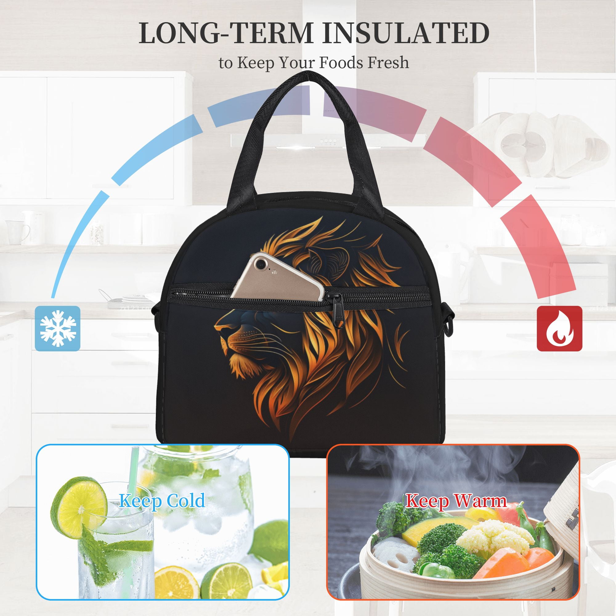 lion lunch bag –
