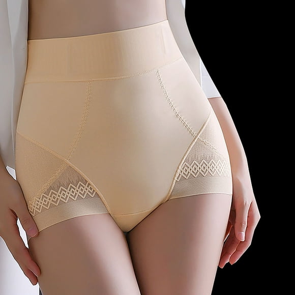 Extra Savings,Women's High Waist Briefs, Elastic Abdomen Lift, Buttocks Shapewear, Solid Color, Comfortable Seamless, Workout Underwear, for Fitness, Body Shaping Versatile and Trendy