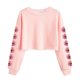 thumbnail image 1 of Camisetas de Manga Larga de las Mujeres Moda Impresa Suelta Casual Cuello Redondo Suéter Deportivo Top Se Ajusta Fiel Al Tamaño, 1 of 5