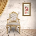 thumbnail image 3 of Tre Sorelle Studios 8x14 Gold Ornate Wood Framed with Double Matting Museum Art Print Titled - Bohemian Poppies Pink/Teal I, 3 of 4