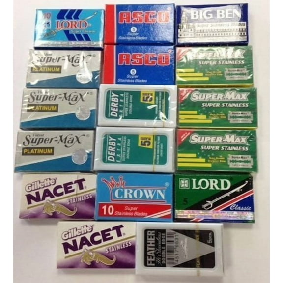 100 Feather Derby Asco Supermax Big Ben Lord Blade Sampler