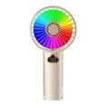 thumbnail image 2 of ChicYu Light Handheld Mini Fan Rechargeable Battery Operated Portable Fan Included Carrying Portable Mini Fan Adjustable USB Rechargeable Fans, 2 of 6