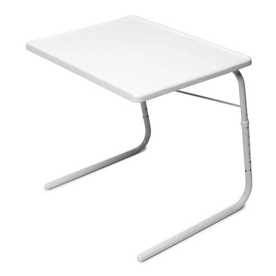 Smart Table Foldable Folding Adjule Tray White Smart Table Foldable Folding Adjule Tray White Tv Portable Laptop With 6 Height Adjustments For Bed