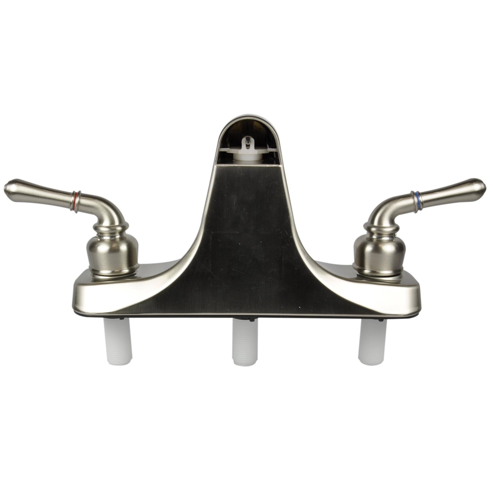 DANCO Lever-Style Mobile Home Off-Set Tub/Shower Faucet, Brushed Nickel, 8-Inches (10885X)
