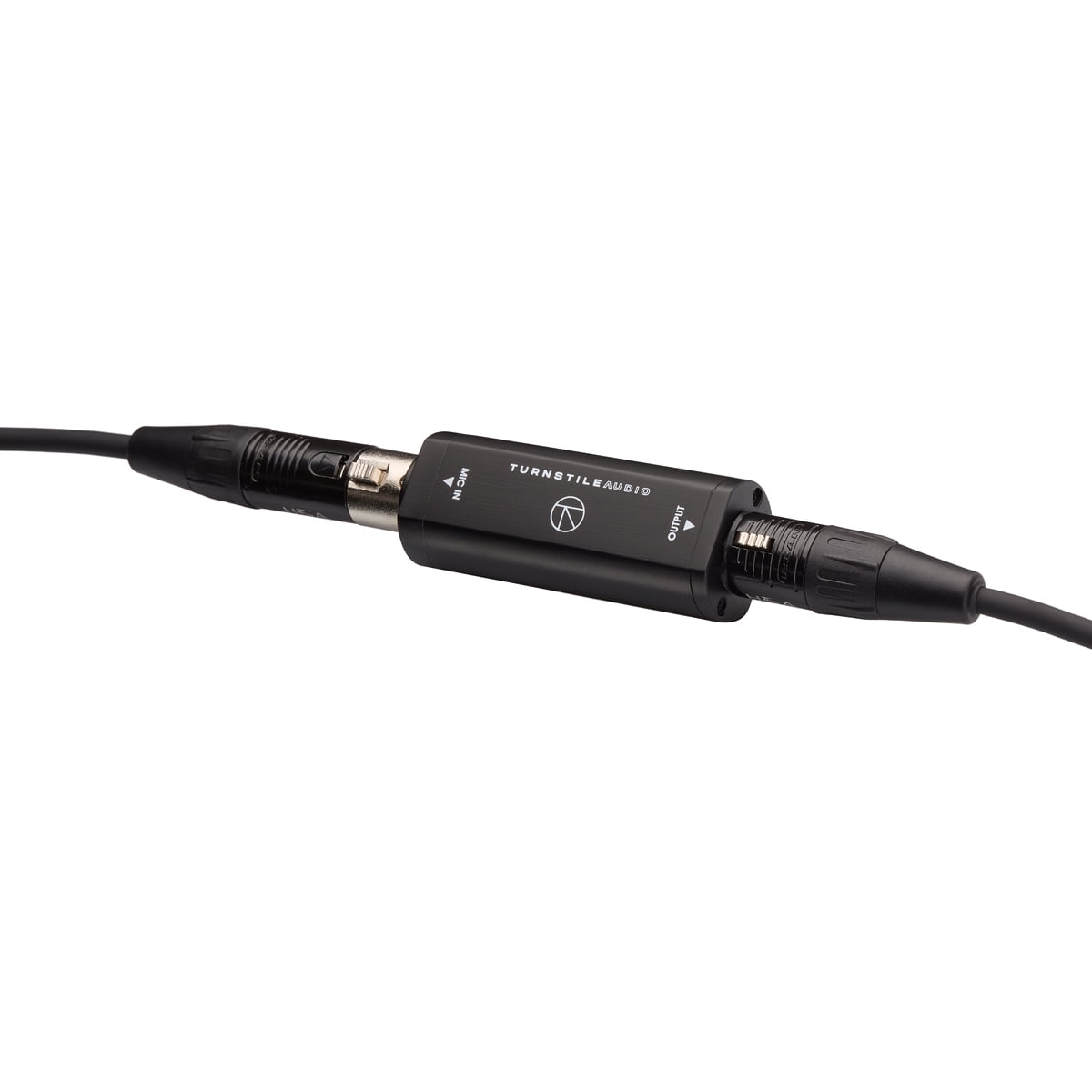 Turnstile Audio Platform Series TAP100MP Microphone Preamplifier, In-Line Microphone Preamp, Active Booster for Dynamic and Ribbon Mics - Reduce Noise and Add Clarity to Your Podcast or Livestream