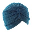 thumbnail image 1 of Gorro étnico de seda brillante con cinta para quimioterapia, material cómodo y de uso versátil, 1 of 1