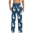 thumbnail image 2 of GZHJMY Dinosaur Pajama Pants for Men, Lounge Pants Lightweight Men Pajama Bottoms with Drawstring Pockets, Christmas New Year Birthday Gifts, Medium, 2 of 6