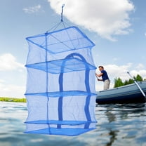 TOOL1SHOoo Foldable Air Drying Net Four Layer Square Fish and Vegetable Net Drying