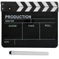 thumbnail image 2 of Director Clip Board Acrílico Escena Claqueta TV Película Acción Tablero Película Prop Para Fanáticos Del Cine Video Casero 11.8 X 9.8 X 0.7 Pulgadas, 2 of 7