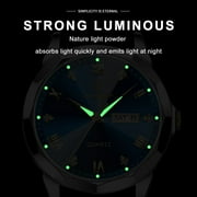 Poedagar Luxury men wristwatch business waterproof luminous date week Man Watch stainless steel band Men's quartz watches sports