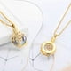 thumbnail image 3 of Collar con forma de urna para joyas de cremación QGJNSGC Tree of Life Gold, 3 of 6