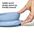 thumbnail image 4 of OXO Tot Baby and Toddler Stick and Stay Suction Bowl for 6+ Months - Dusk, 4 of 9