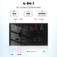 thumbnail image 5 of Enchufe Inteligente Tuya Wi-Fi con USB Tipo C, Enchufe de Pared Universal 4 en 1, Monitor de Potencia, Interruptor Táctil, Color Negro., 5 of 6
