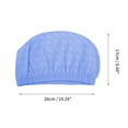 thumbnail image 4 of Unique Bargains 1 Pc Breathable Cube Pattern Swimming Cap Sky Blue, 4 of 6