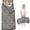 Monster Cartoon Truck Gray Pattern, variant on Monster Cartoon Truck Gray Pattern Teens Toddler Nap Mat with Pillow, Sleeping Mat Bag for Preschool Daycare 59"x22"