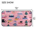 thumbnail image 4 of 39x20 Inch Non-Slip Floor Mat Hallway Runner Rug Entrance Floor Mat Runner for Kitchen and Living Room Christmas Cat Pattern, 4 of 8