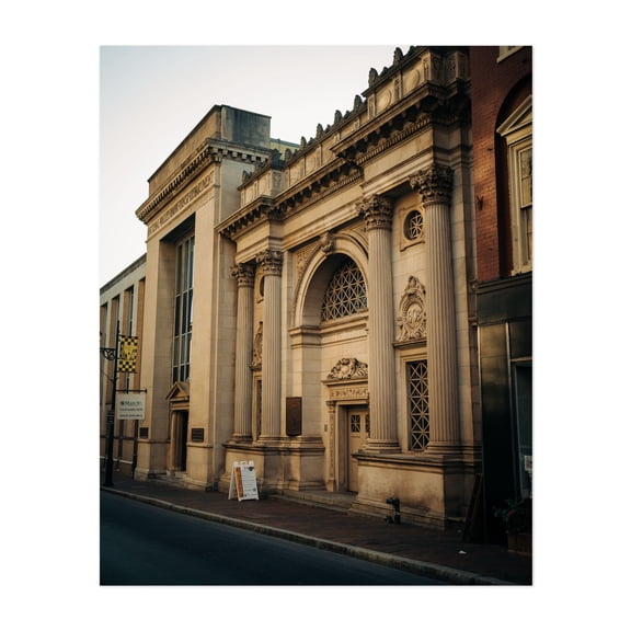 Downtown Staunton Architecture 02 - Staunton Virginia Photography Unframed Wall Art Print 8 x 10 inches