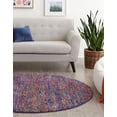 thumbnail image 3 of Rugs.com Calypso Collection Rug – 4 Ft Round Multi Medium Rug Perfect For Kitchens, Dining Rooms, 3 of 8