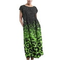 thumbnail image 1 of Robes pour Femmes Été Décontractées Amples Robe d'Été Sans Manches Plage Longue Ample Caftan Robe Maxi avec Poches, 1 of 5
